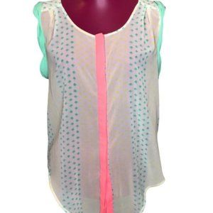 American Eagle Sheer Sleeveless Top Size M